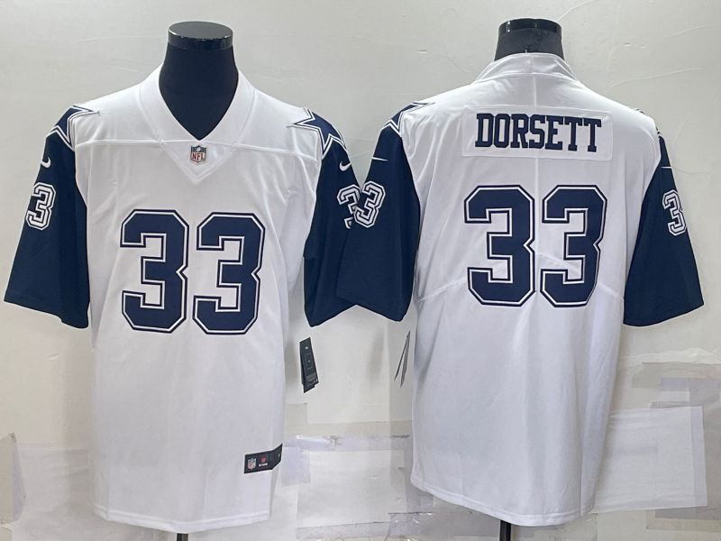 Men Dallas Cowboys #33 Dorsett White 2022 Nike Limited Vapor Untouchable NFL Jersey->dallas cowboys->NFL Jersey